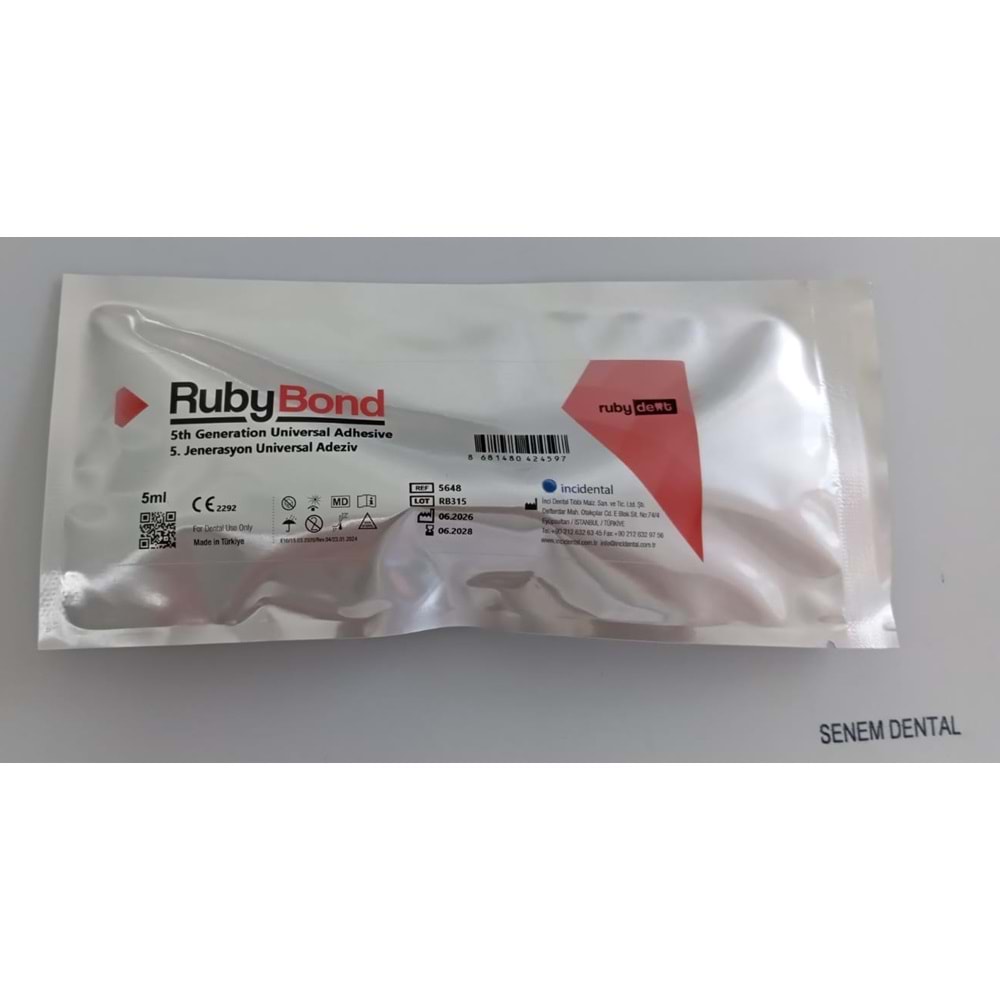 RUBY SE BOND 5.JENERASYON 08681480424597 Lot/Batch Numarası:RB315 ÜRT:22/06/2026 SKT:22/06/2028