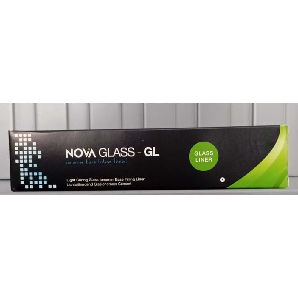 MICRYL -NOVA GLASS GL GLASS IONOMER LINER #CAM İYONOMER KAİDE 3*2GR 08682190602756 Lot/Batch Numarası:T465 ÜRT:13/03/2026 SKT: 10/03/2029