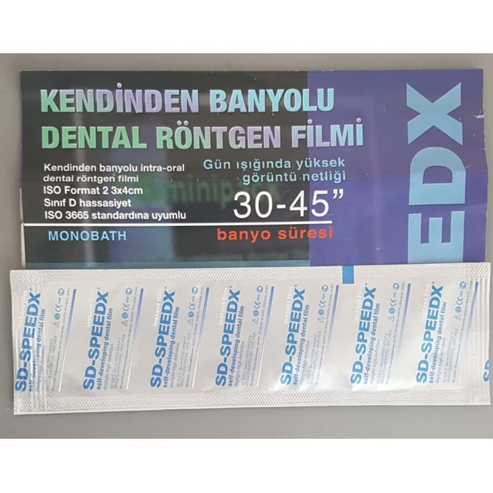 KENDİNDEN BANYOLU DENTAL RÖNTGEN FİLMİ