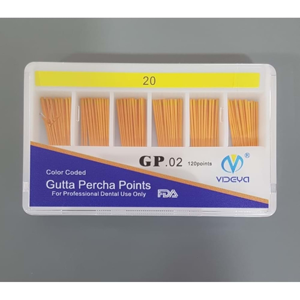 GUTTA PERCHA 20 NUMARA GP