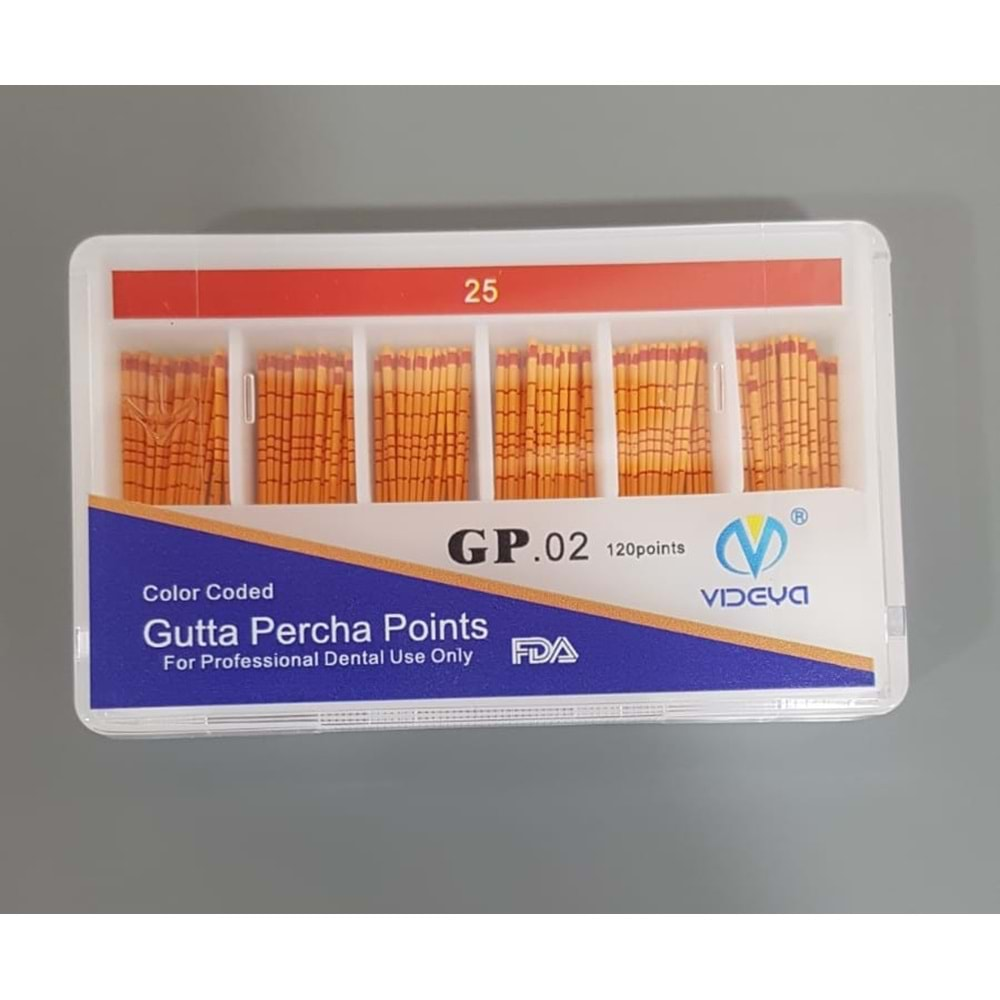 GUTTA PERCHA 25 NUMARA GP