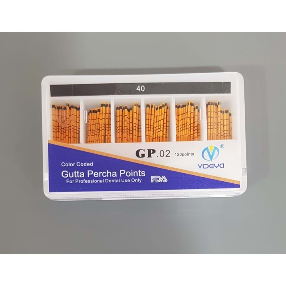 GUTTA PERCHA 40 NUMARA GP