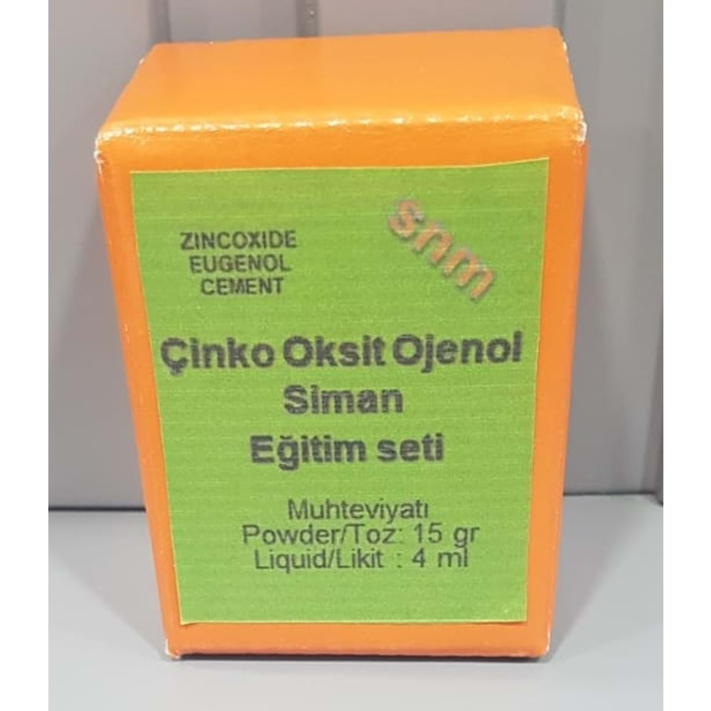 ÇİNKO OKSİT OJENOL EĞİTİM KİTİ