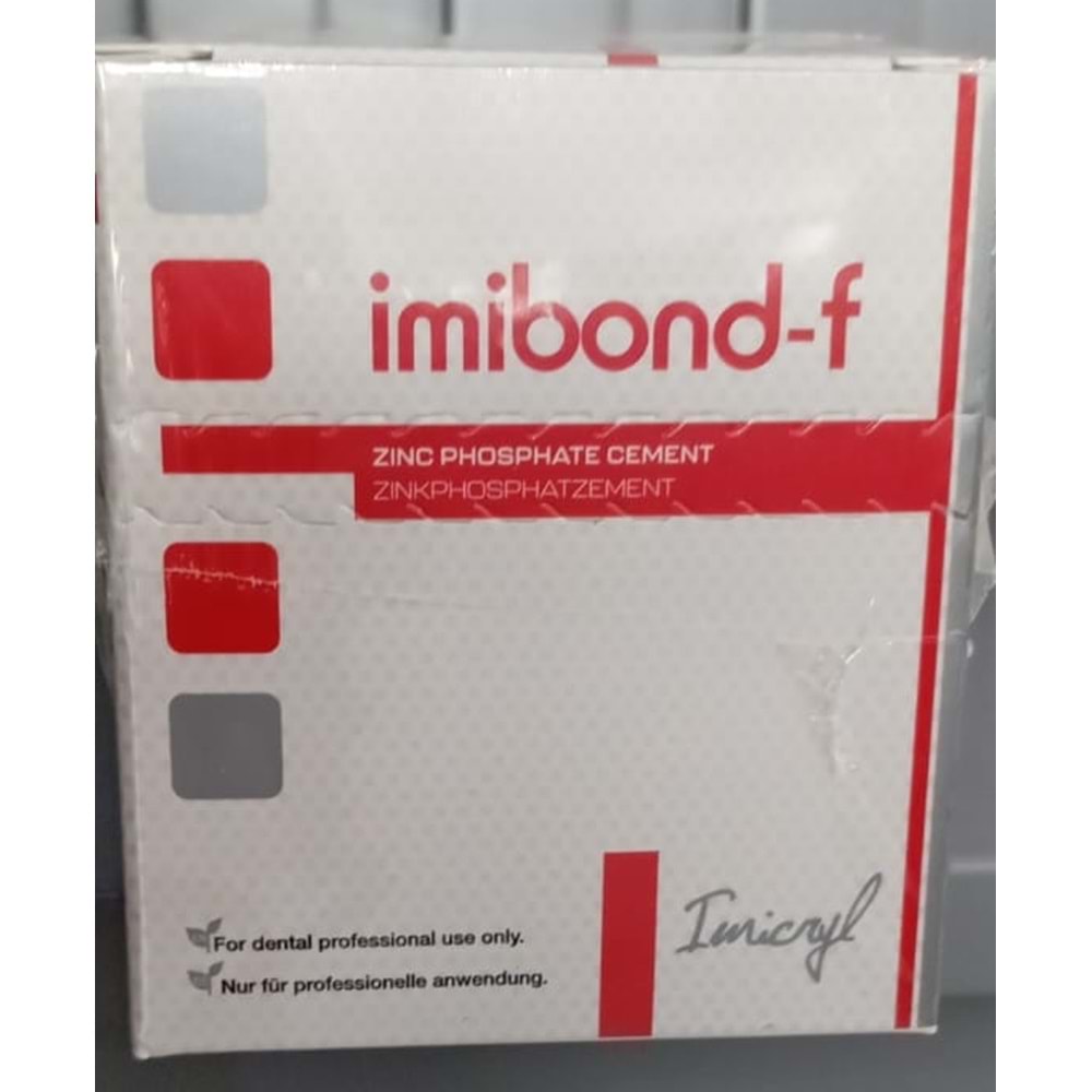 IMIBOND-F FOSFAT SİMAN SETİ (80GR/55GR) IFU: A IMI3:A LOT:L570 BARCODE:8682190617637 EXP:08.09.2028