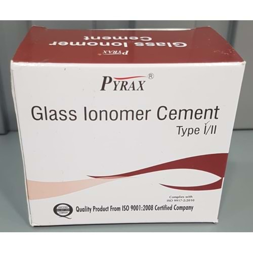 GLASS IONOMER CEMENT TYPE I PYRAX (CAM İYONOMER)