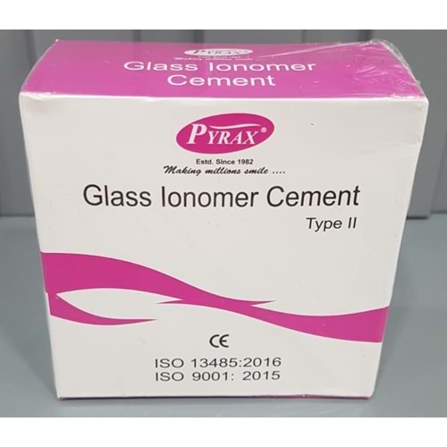 GLASS IONOMER CEMENT TYPEII PYRAX (CAM İYONOMER)