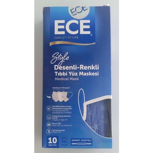 MASKE 10 LU RENKLİ KARIŞIK