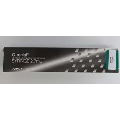 GC G-AENIAL ANTERIOR KOMPOZİT A3 15400556005009 LOT:250716A ÜRT:115/07/2025 SKT:15/07/2028