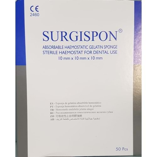 SURGISPON ABSORBABLE HAEMOSTATIC GELATIN SPONGE