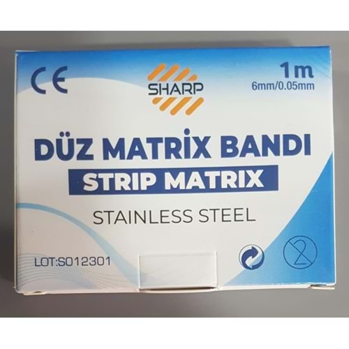 DÜZ MATRIX BANDI 6MM