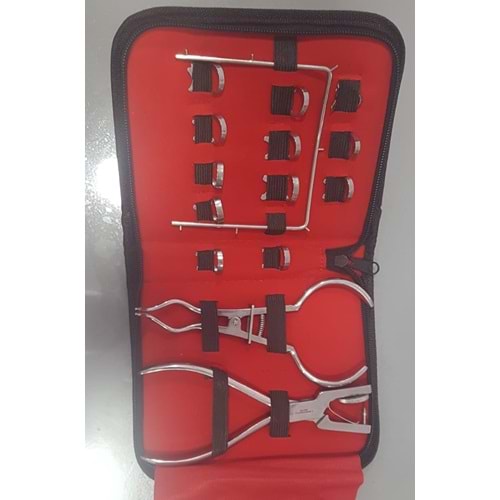 RUBBERDAM SETİ KÜÇÜK DERİ ÇANTALI