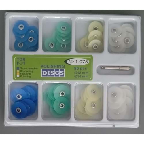 PARLATMA DİSKİ +MANDREN 12 MM 14 MM 80 LI TOR